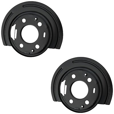 #ad Pair Set of 2 Brake Dust Shields Rear for Chevy Avalanche Express Van Suburban $50.85