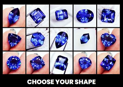 #ad Beautiful Loose Gemstone Natural Blue Tanzanite 8 to 10 Ct Mixed Shape Certified $49.29