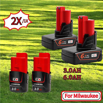 #ad 12Volt For Milwaukee For M12 Extended Capacity Battery 48 11 2460 Battery $17.59