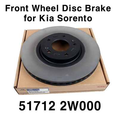 #ad New OEM Front Wheel Disc Brake Rotor 517122W000 for KIA Sorento 2013 2019 $199.98