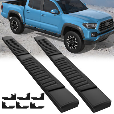 #ad 6quot; Running Board Step Side For 2005 2022 Toyota Tacoma Double Cab Left amp; Right $132.96