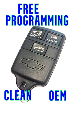 #ad CLEAN OEM CHEVY BOWTIE CHEVROLET GM KEYLESS REMOTE FOB TRANSMITTER ABO0104T $27.77
