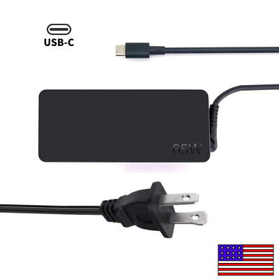 #ad 65W Laptop Charger Type C USB C AC Adapter for Lenovo Dell Asus MacBook Pro amp;Air $5.95