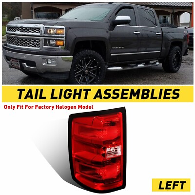 #ad For Chevrolet 2014 2015 1500 Tail Silverado Light Lamp Assembly Bulbs Left Side $48.89