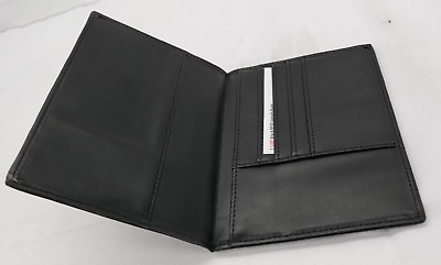 #ad RFID Blocking Wallet Case Black Leather TF $11.59