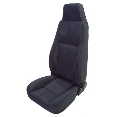 #ad Rugged Seat High Back Front Reclinable Black Denim 76 02 CJ Wrangler $349.99