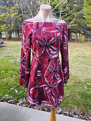 #ad C MEO COLLECTIVE Off Shoulder Mini Dress Size XS As New AU $30.00