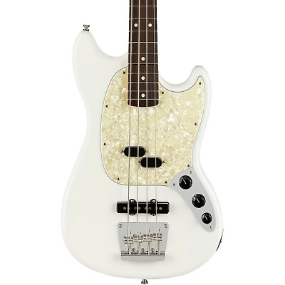 #ad Fender American Performer Mustang Bass Rosewood Fingerboard Aged White $1499.99