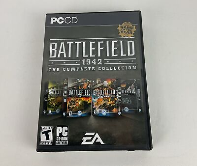 #ad Battlefield 1942 The Complete Collection PC CD ROM Game 8 Discs $16.95