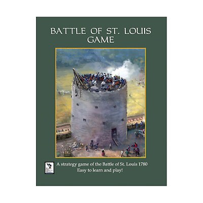 #ad Historical Game Company Wargame Battle of St. Louis 1780 Box EX $28.00