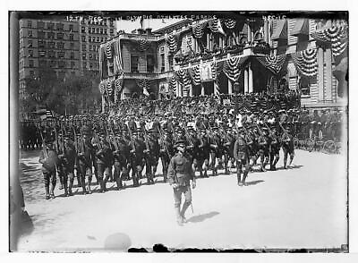 #ad Olympic Athletes Parade12th regiment marching before City HallNew York1908 $9.99