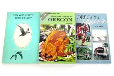 #ad Lot of Three Oregon and California Travel Books $5.99