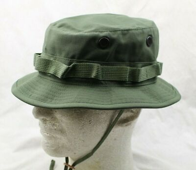 #ad Vietnam Shooter#x27;s 2quot; Short Brim Boonie Cover Olive Drab Boonie Hat Govt Issue $28.95