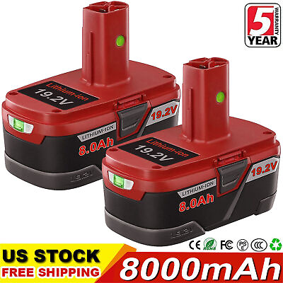 #ad 2PACK 19.2 Volt For Craftsman C3 Lithium Ion XCP Battery PP2030 11375 130279005 $57.89