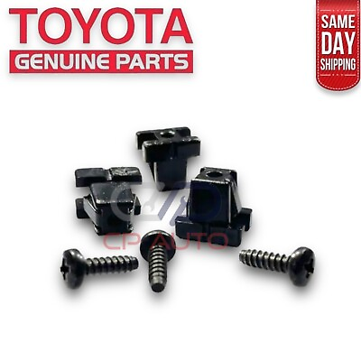 #ad NEW 84 89 TOYOTA PICKUP FRONT RADIATOR GRILLE RETAINER SCREW GROMMETS OEM $21.38