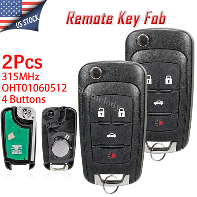#ad 4B Remote Key Fob for Chevy Malibu Impala Camaro Equinox Equinox Cruze Sonic SS $15.39