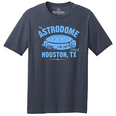 #ad The Astrodome 1965 Football TRI BLEND Tee Shirt Houston Oilers $22.00