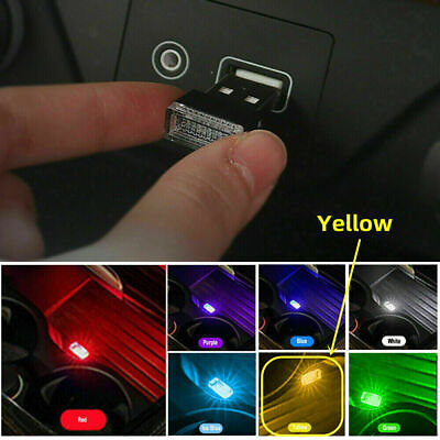 #ad Mini USB LED Car Accessories Interior Light Neon Atmosphere Ambient Lamp Bulb US $4.99