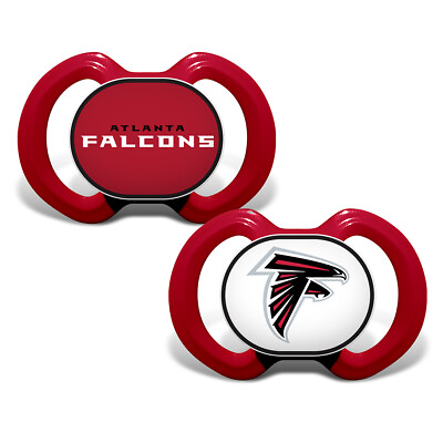 #ad BabyFanatic Atlanta Falcons Officially Licensed NFL Pacifier 2 Pack $14.99