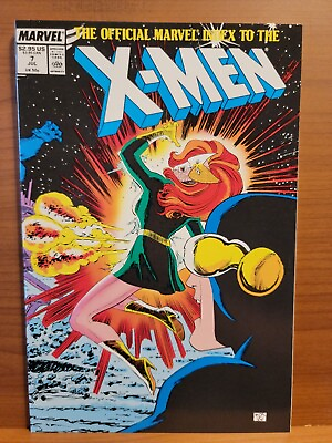 #ad The Official Marvel Index to the X Men #7 NM 1988 $9.00