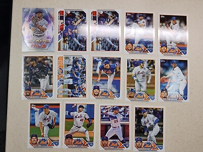 #ad 2023 Topps New York Mets 14 Card Lot $1.79