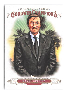 #ad 2018 Upper Deck Goodwin Champions Wayne Gretzky 40 Los Angeles Kings $1.75