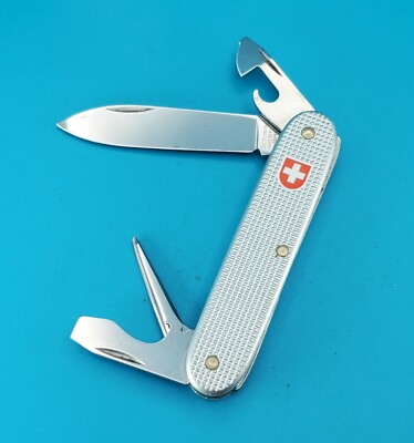 #ad Victorinox Pioneer Old Red Cross Alox Vintage Swiss Multi Tool 2003 $76.49