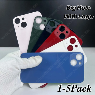 #ad Big Hole Back Glass Cover Replacement For iPhone 15 14 13 12 11 Pro XR XS SE Lot $5.50