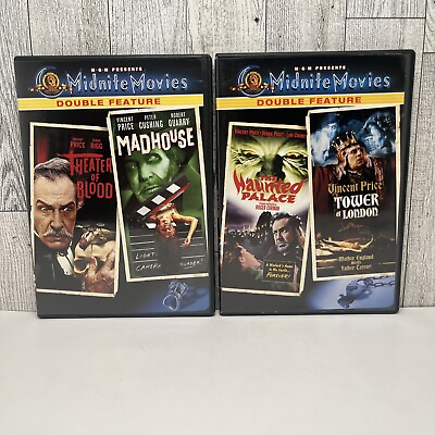 #ad The Haunted Palace amp; The Tower of London amp; Theater of Blood amp; Madhouse DVDs $34.96