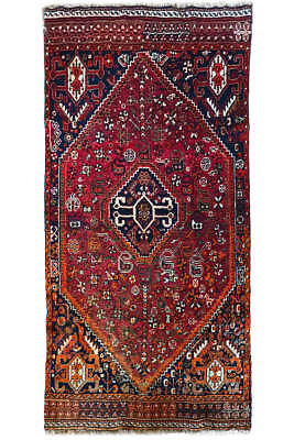 #ad 4#x27; x 8#x27; Estate Shiraaz Tribal rug Wool on Wool #F 5734 $731.50