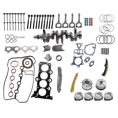 #ad Fit 12 19 Hyundai Kia 1.6L Engine Rebuild Overhaul Kit Crankshaft Timing Piston $498.00