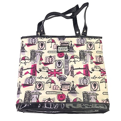 #ad Lulu Guinness London Pring Hand Bag UK Fashion Tote Shoulder Carry Purse $18.74