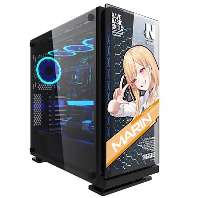 #ad Anime Stickers for PC CaseCartoon Decor Decals for Computer Chassis SkinATX... $30.65