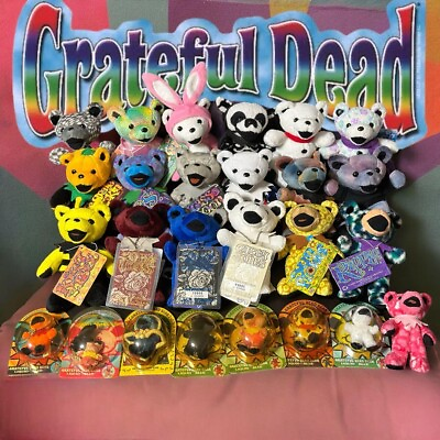 #ad Vintage Grateful Dead Bears Plush Doll Lot Of 24 Rare AS IS *240421 $289.99