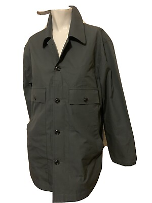 #ad Nicholas Daley Mens Shale Ventile Fabric Cotton Shirt Jacket 36 NWT $249.99