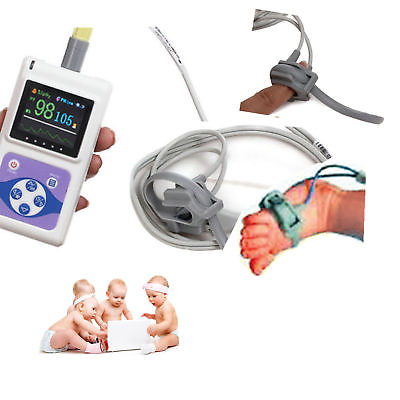 #ad Spo2 Neonatal Infant Pediatric Kids Pulse Oximeter Monitor 24 Hour PC Software $88.99