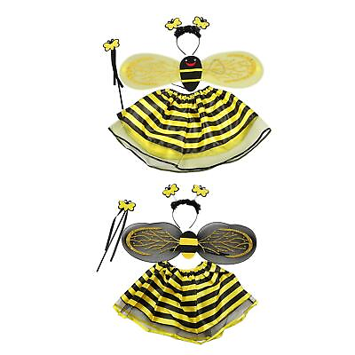 #ad Halloween Bee Cosplay Clothes Kits for Stage Performances $11.67