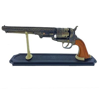 #ad US Decorative Western Style Navy Revolver for Displays amp; Costumes NOT a Weapon $39.99