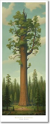 #ad Mark Ryden quot;General Shermanquot; Sequoia Giant Forest Hikers Spread Love No Hate $100.00