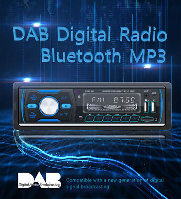 #ad 1 DIN Car MP3 Player Bluetooth Digital Stereo Radio FM USB SD TF AUX Audio DAB $45.99