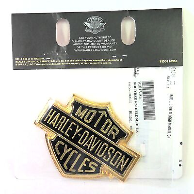 #ad NOS Genuine Harley Bar amp; Shield Self Adhesive Large Medallion 91815 85 $35.00