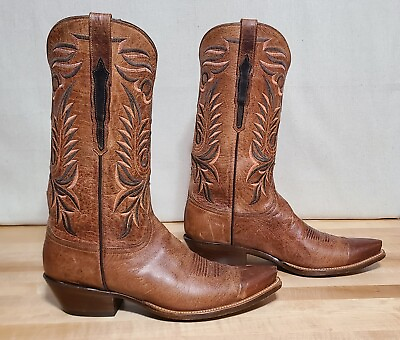 #ad Lucchese Classics Cowboy Boots Mens 10 D Goat Brown Snip Toe L166954 $279.99