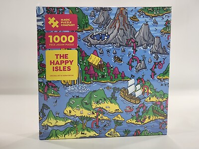 #ad The Happy Isles 1000 Piece Jigsaw Puzzle from Magic Company 1000 New Sealed $35.95