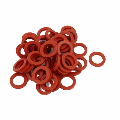 #ad 50pcs 24mm x 16mm x 3mm O Ring Hose Gasket Silicone Washer for Water Heater✦KD $30.00