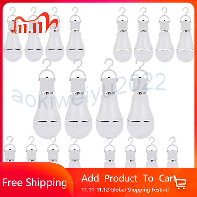 12W×16Pack Rechargeable Light Bulb w Battery Operated Bulb Emergency LED Lamps $84.98