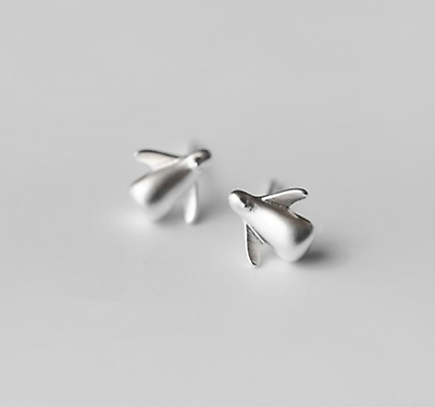 #ad Fashion Adorable Tiny Silver Penguin Stud Earrings $7.99