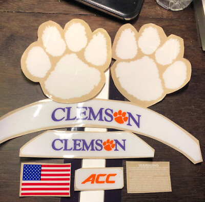 #ad CLEMSON TIGERS Toughest Decals in America Made in the US Free Shipping Today $31.46