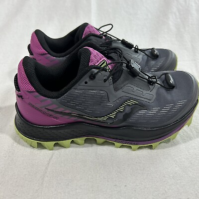 #ad Saucony Peregrine 11 ST Women’s Size 5 Running Trail Hiking Shoes Purple $39.99
