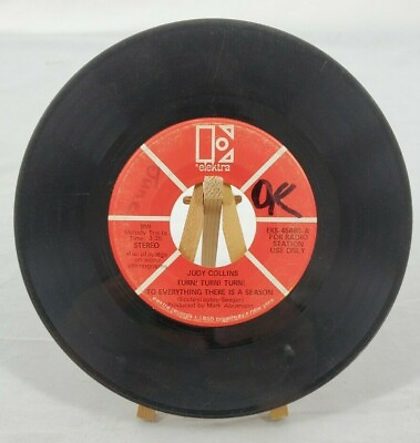 #ad Judy Collins: Pack Up Your Sorrows TURN TURN TURN 45rpm ELECTRA #45680 B $6.11