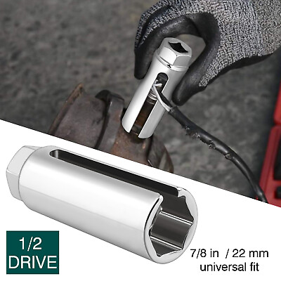 #ad Universal 7 8#x27;#x27; amp; 22mm Offset Oxygen O2 Sensor Socket Wrench Removal Tool Drive $8.49